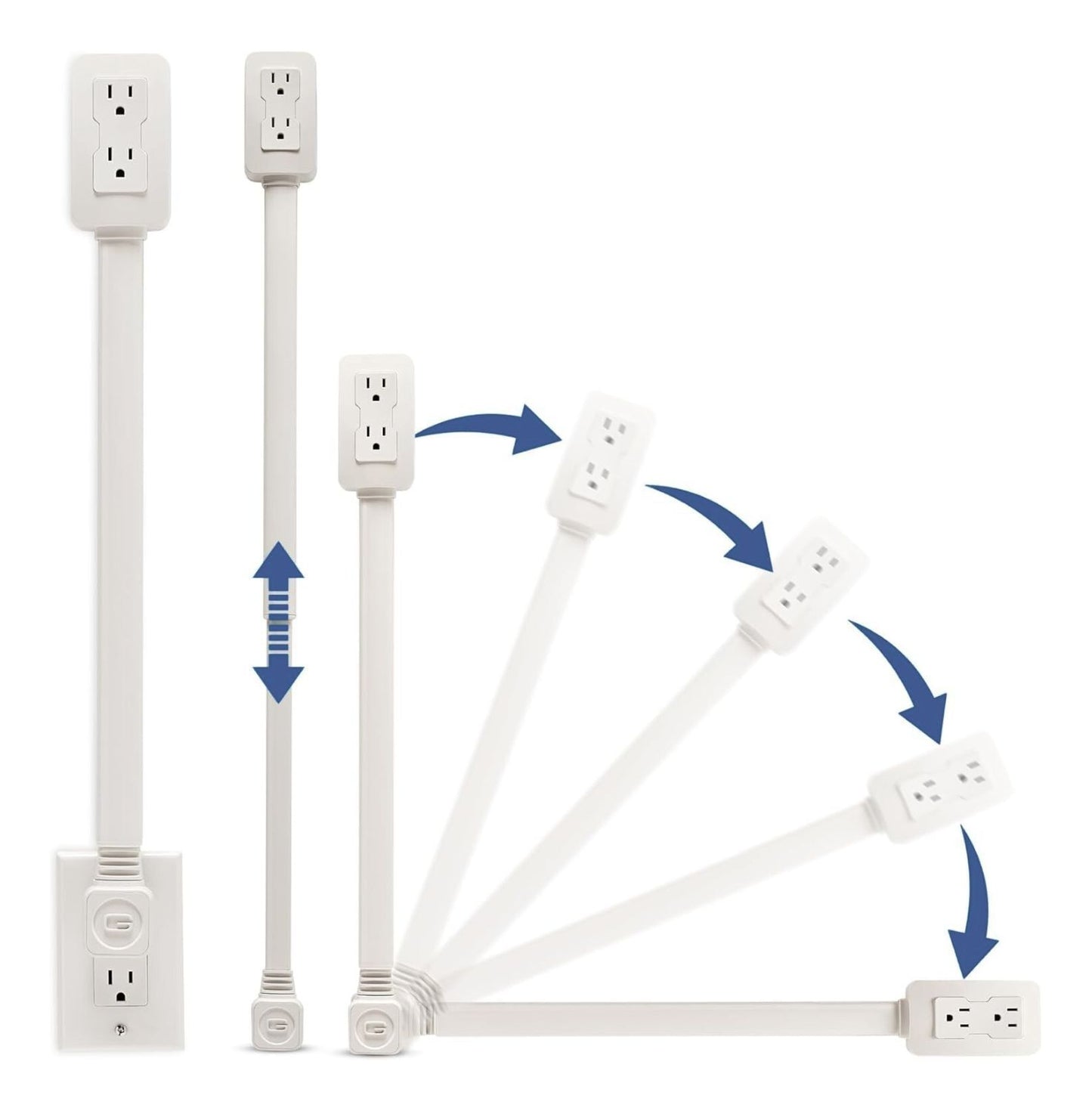 Zunife Electrical Outlet Extender