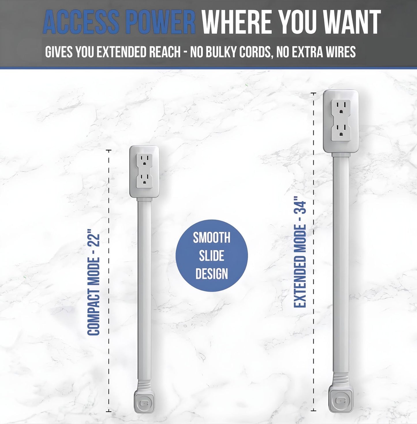 Zunife Electrical Outlet Extender
