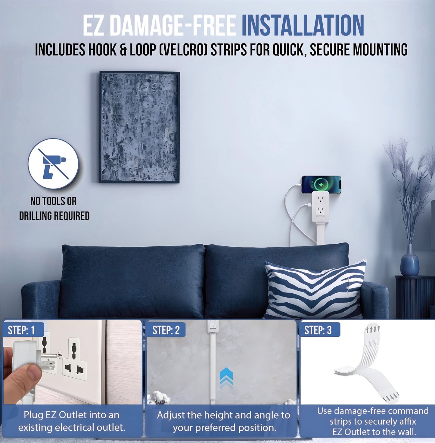 Zunife Electrical Outlet Extender