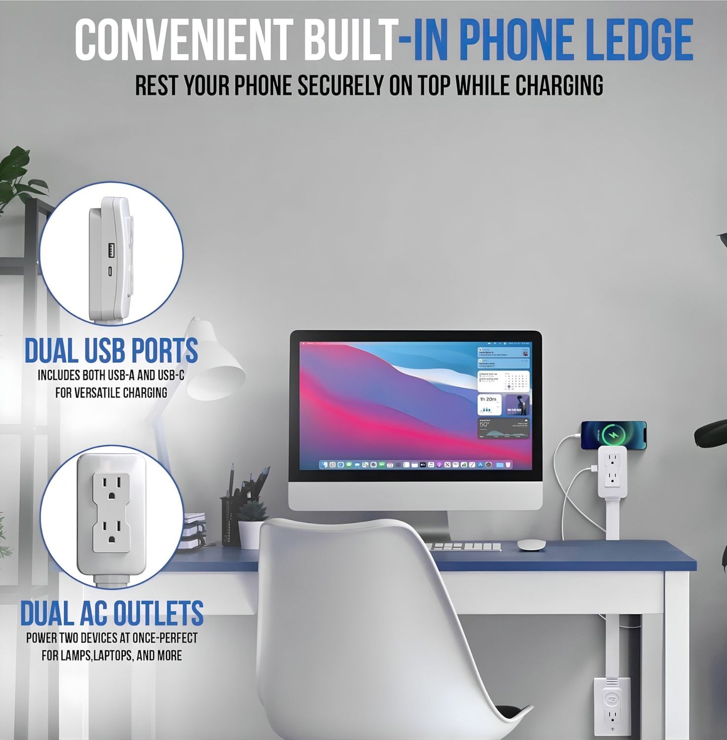 Zunife Electrical Outlet Extender